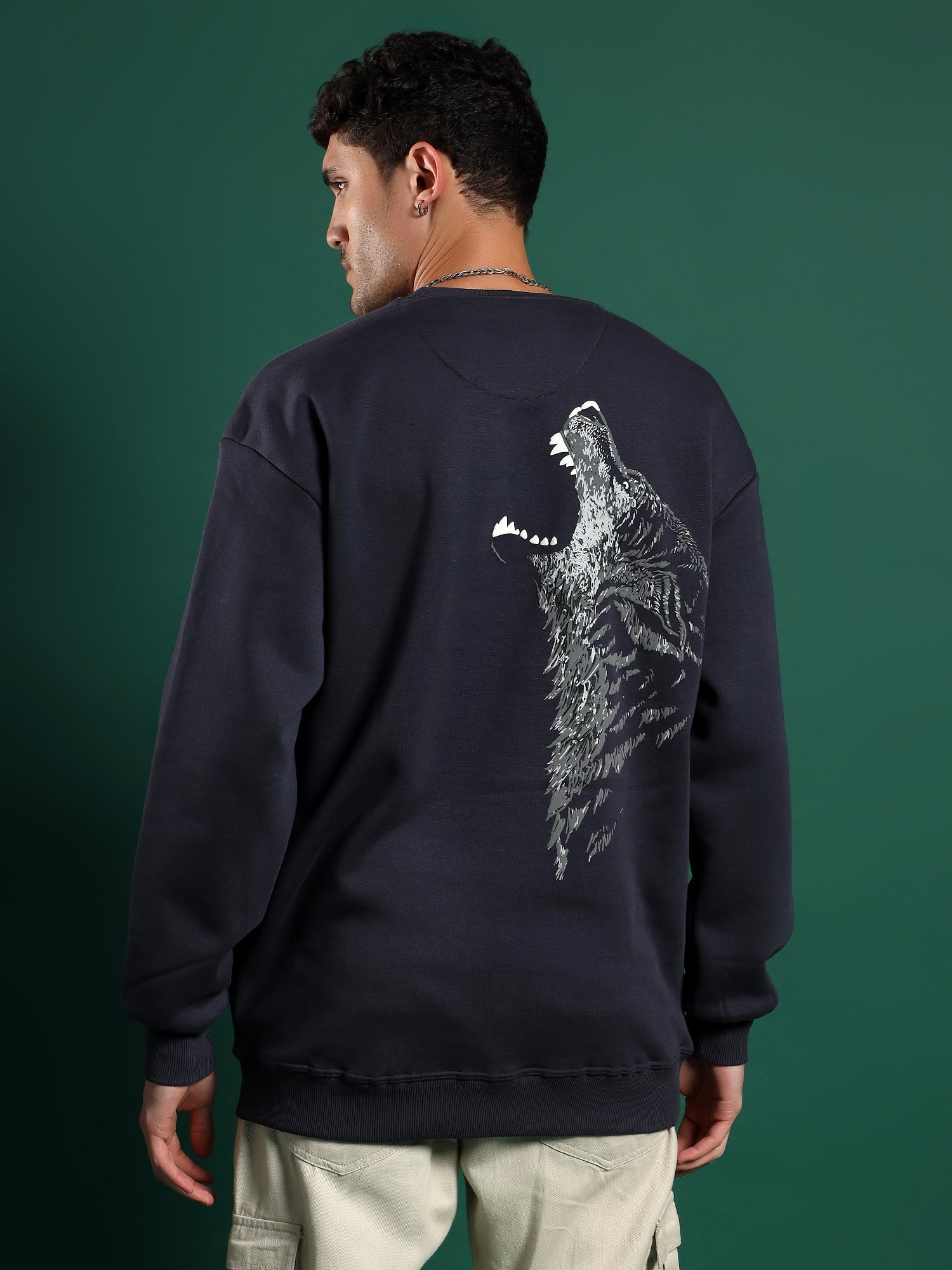 Alpha Drip unisex Sweatshirt–Steel Navy (Urban Frost)